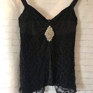 πΏSurrealist Blk w/Silver Medallion Camisole 1/SM